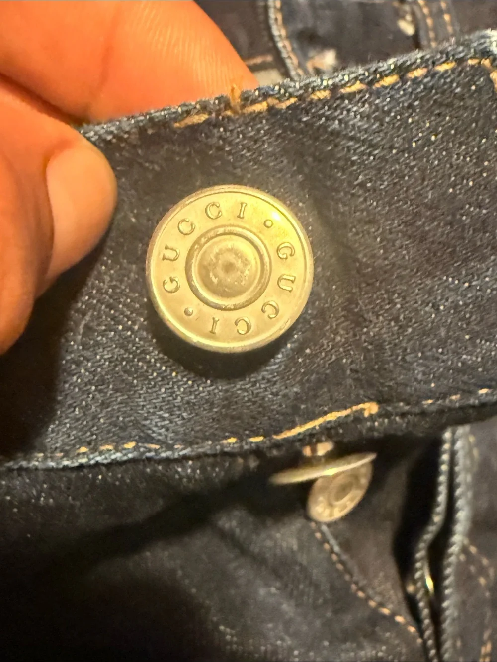 Gucci Slim Fit Jeans in Deep Indigo men’s size 33
